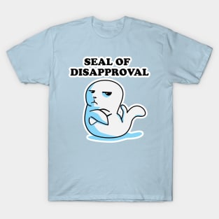 Funny Seal Of Disapproval Pun T-Shirt